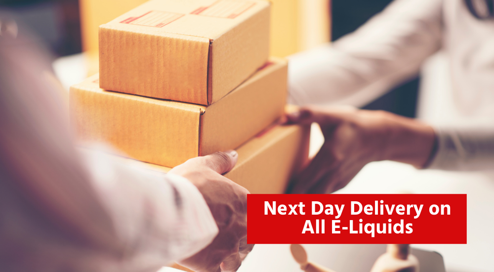 Get Your Vape Juice Tomorrow | Next Day Delivery on All E-Liquids Red Box Vape Get Your Vape Juice Tomorrow | Next Day Delivery on All E-Liquids Red Box Vape