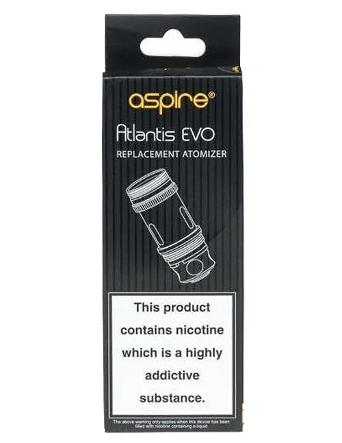 Aspire Atlantis Evo Coils - 0.5ohm (Pack of 5) Red Box Vape Aspire Atlantis Evo Coils - 0.5ohm (Pack of 5) Red Box Vape
