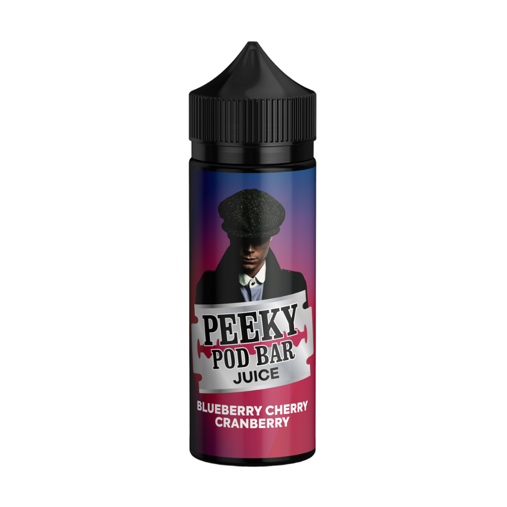 Blueberry Cherry Cranberry 100ml Shortfill by Peeky Pod Bar