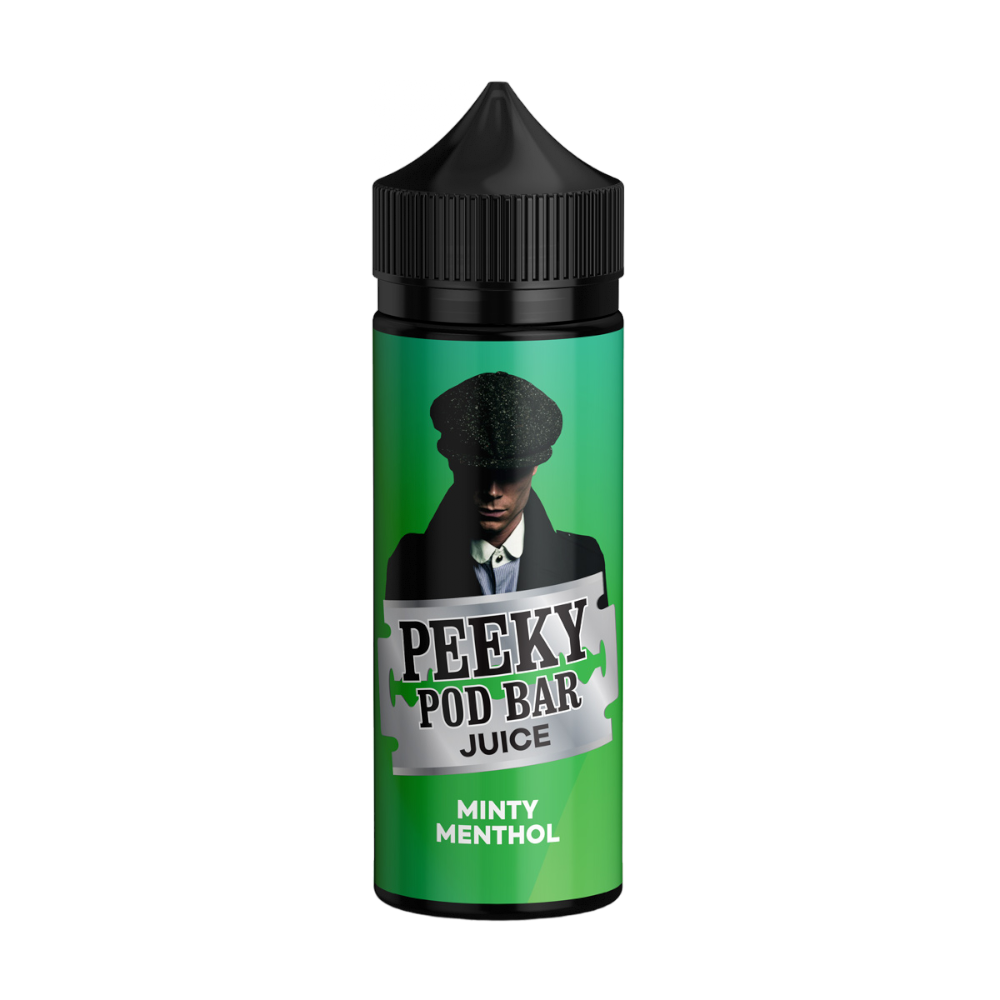 Minty Menthol 100ml Shortfill by Peeky Pod Bar