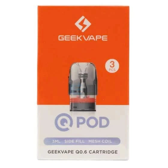 Geek Vape Q Pod Side Fill 3 Pack 0.6ohm XL