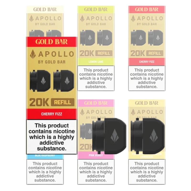 Gold Bar Apollo Pre Filled Pods x2