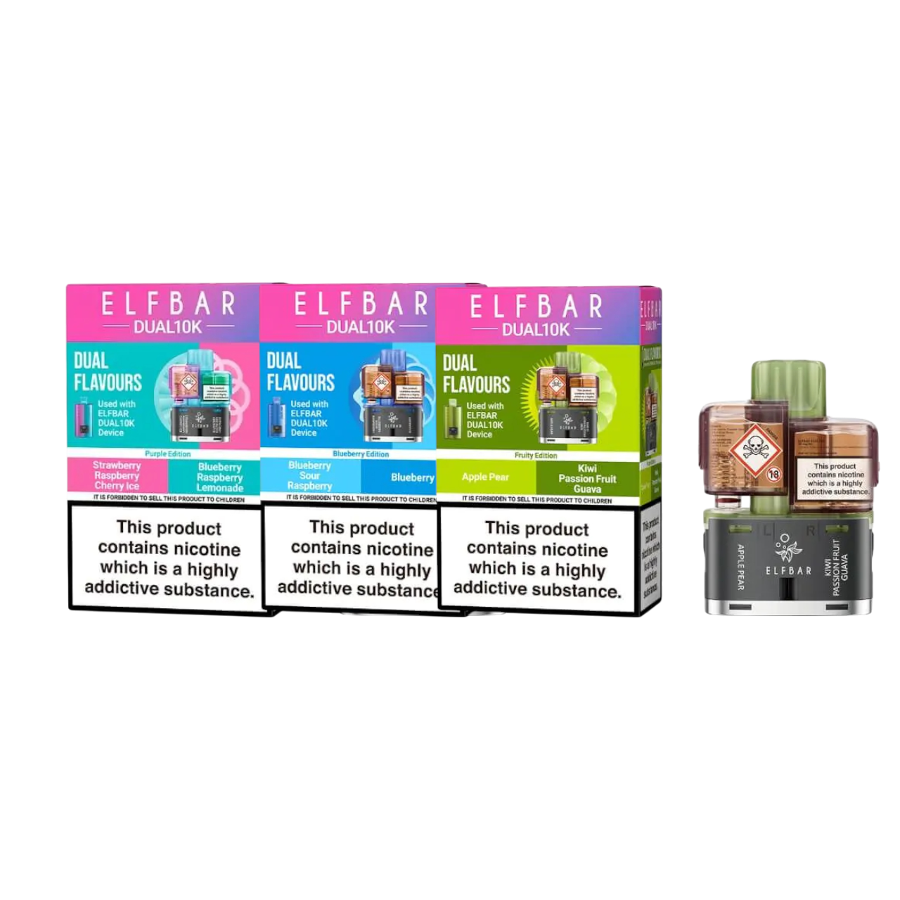 ELFbar Dual 10k Replacement Pods