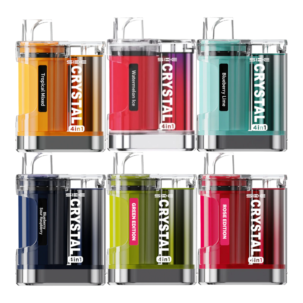SKE Crystal 4in1 Pod Vape Kit Red Box Vape SKE Crystal 4in1 Pod Vape Kit Red Box Vape
