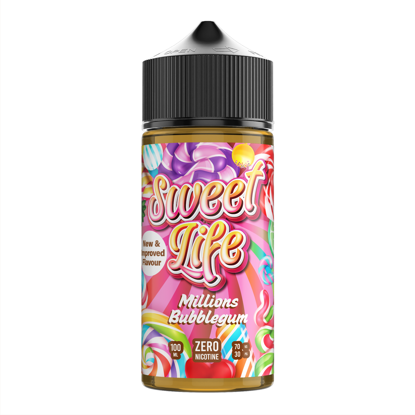 Millions Bubblegum 100ml Shortfill by Sweet Life