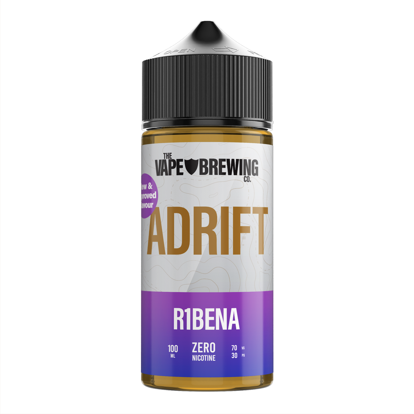 R1bena 100ml Shortfill by Adrift Vape Brewing Co.