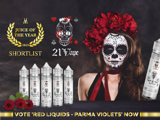 RED Liquids 21 Vape shortlisted for 'Juice of the Year'!