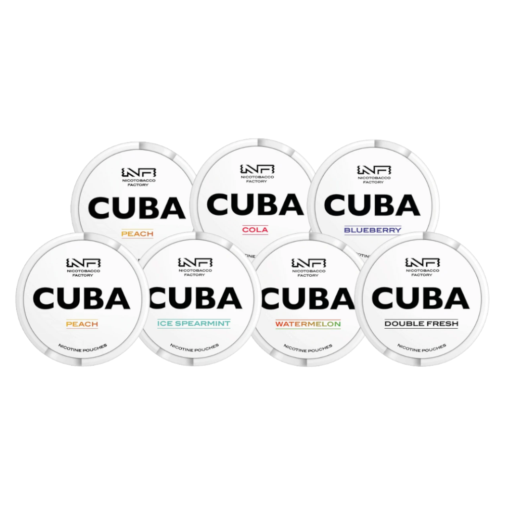 Cuba White Nicotine Pouches 16mg