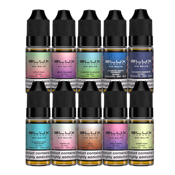 Elux Liquid Nic Salts: Elux Nic Salt Flavours - REDBoxVape Elux Liquid Nic Salts: Elux Nic Salt Flavours - REDBoxVape