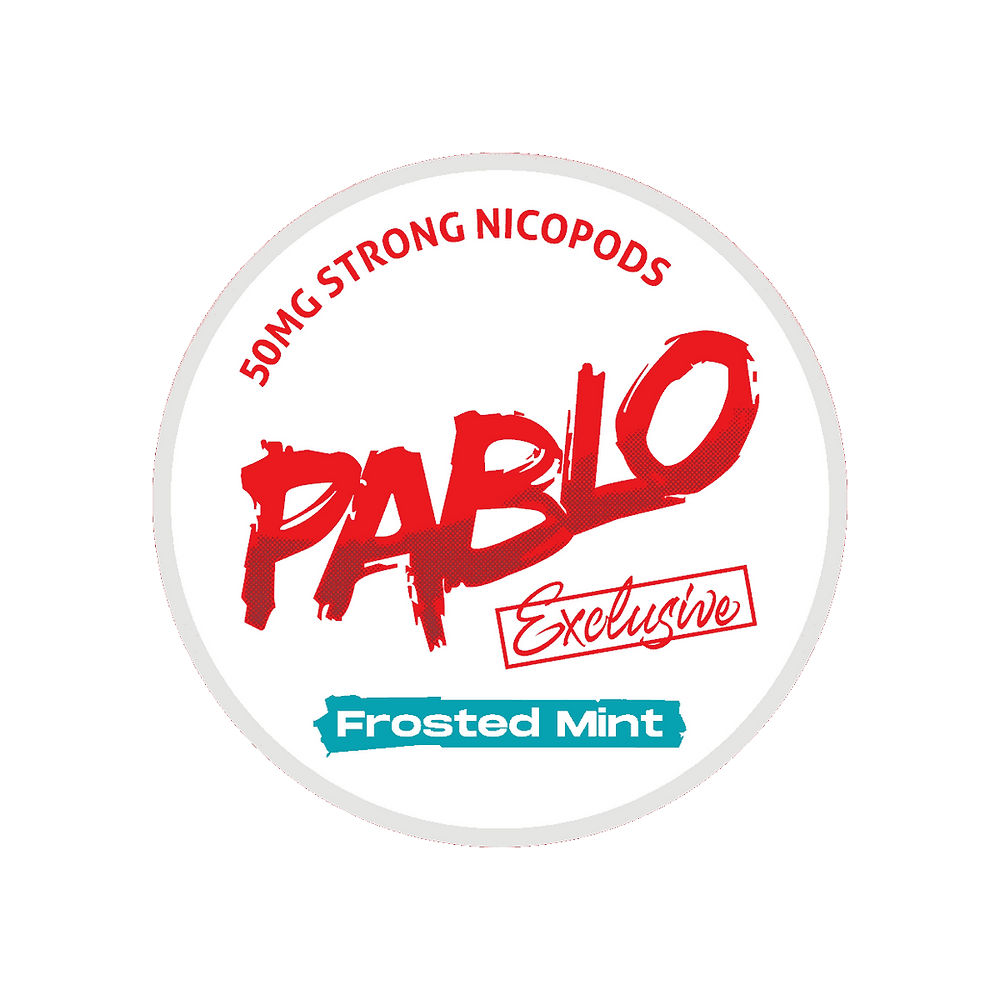 Pablo Nicotine Pouches Frosted Mint 50mg