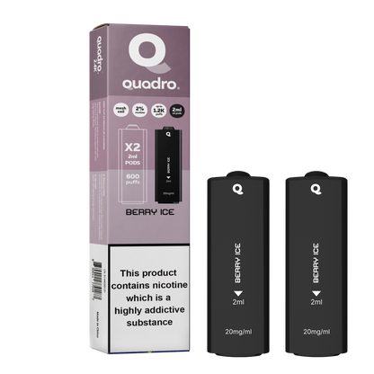 Quadro 2.4k 4 in 1 Replacement Pods - 2400 Puffs