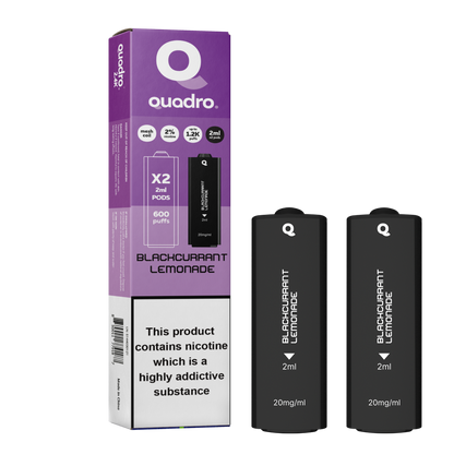 Quadro 2.4k 4 in 1 Replacement Pods - 2400 Puffs