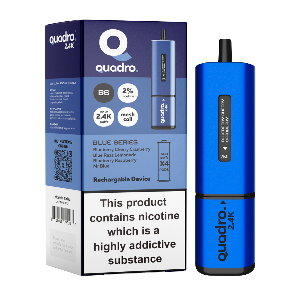 Quadro 2.4k 4 in 1 Device - 2400 Puffs