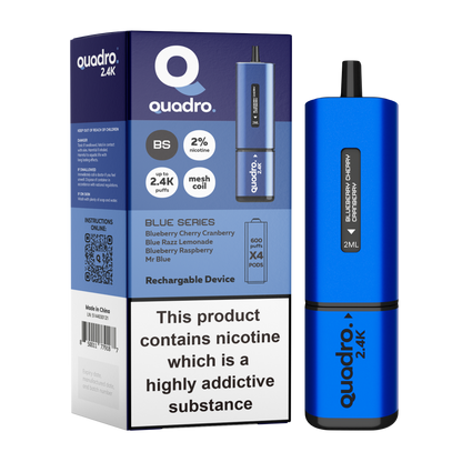 Quadro 2.4k 4 in 1 Device - 2400 Puffs