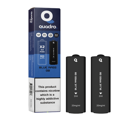 Quadro 2.4k 4 in 1 Replacement Pods - 2400 Puffs