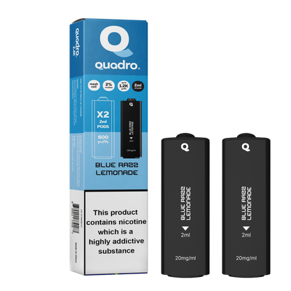 Quadro 2.4k 4 in 1 Replacement Pods - 2400 Puffs