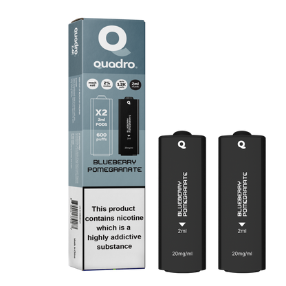 Quadro 2.4k 4 in 1 Replacement Pods - 2400 Puffs