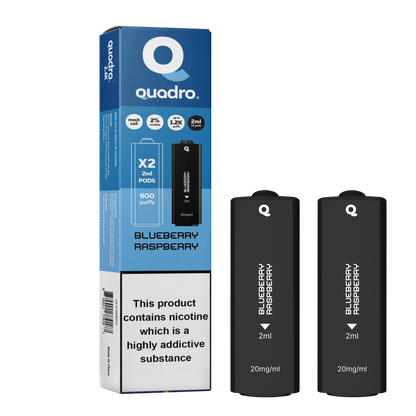 Quadro 2.4k 4 in 1 Replacement Pods - 2400 Puffs