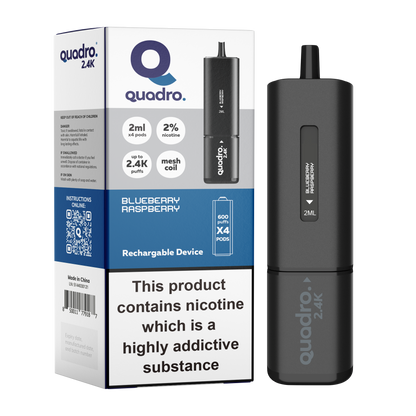 Quadro 2.4k 4 in 1 Device - 2400 Puffs