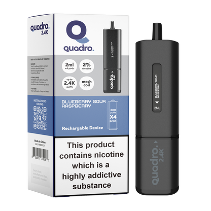 Quadro 2.4k 4 in 1 Device - 2400 Puffs