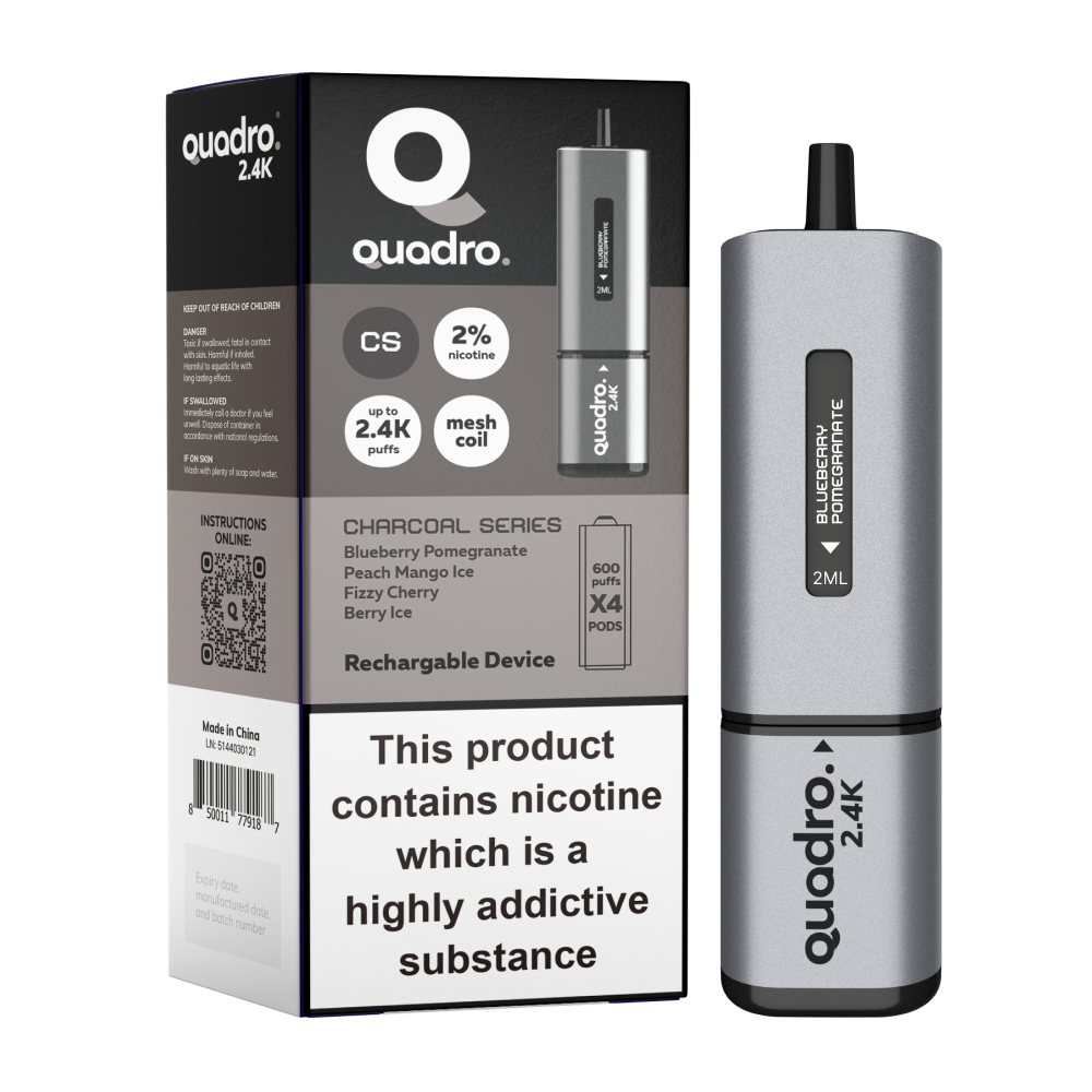 Quadro 2.4k 4 in 1 Device - 2400 Puffs