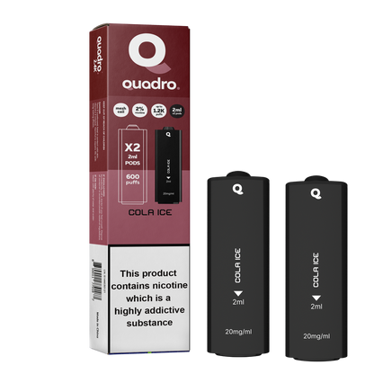 Quadro 2.4k 4 in 1 Replacement Pods - 2400 Puffs
