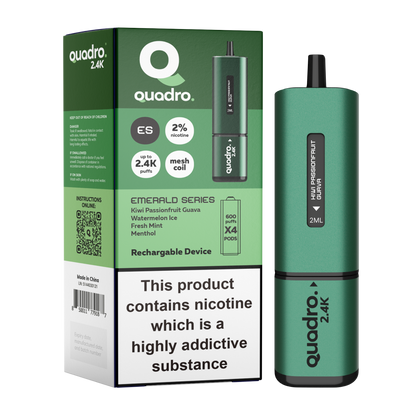 Quadro 2.4k 4 in 1 Device - 2400 Puffs