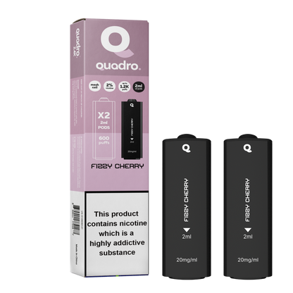 Quadro 2.4k 4 in 1 Replacement Pods - 2400 Puffs