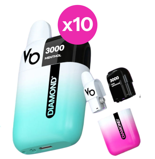 Vapes Bars Diamond 3k Starter Pack x 10
