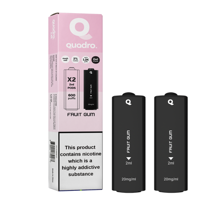 Quadro 2.4k 4 in 1 Replacement Pods - 2400 Puffs