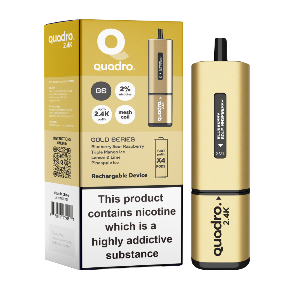 Quadro 2.4k 4 in 1 Device - 2400 Puffs