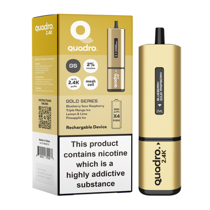 Quadro 2.4k 4 in 1 Device - 2400 Puffs