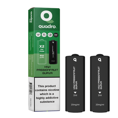 Quadro 2.4k 4 in 1 Replacement Pods - 2400 Puffs