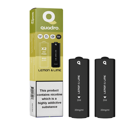 Quadro 2.4k 4 in 1 Replacement Pods - 2400 Puffs