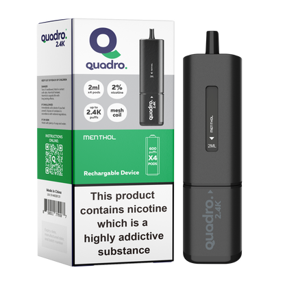 Quadro 2.4k 4 in 1 Device - 2400 Puffs
