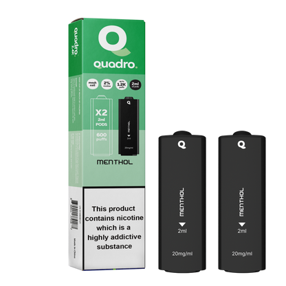 Quadro 2.4k 4 in 1 Replacement Pods - 2400 Puffs
