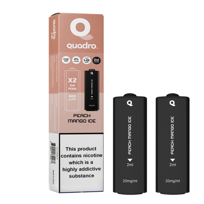 Quadro 2.4k 4 in 1 Replacement Pods - 2400 Puffs