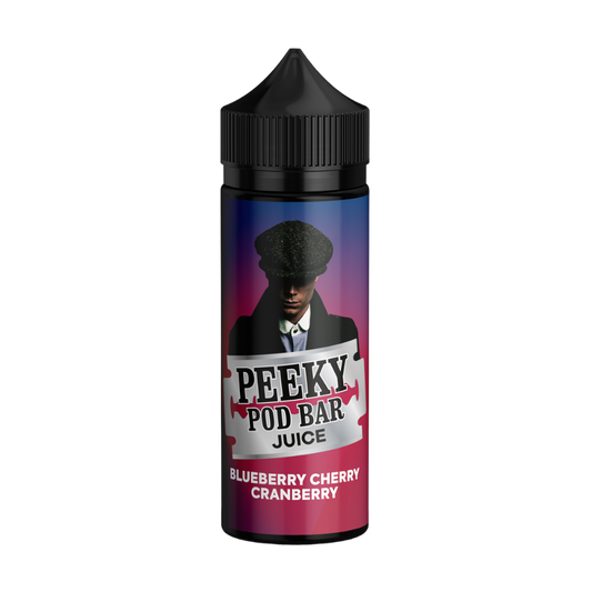 Blueberry Cherry Cranberry 100ml Shortfill by Peeky Pod Bar