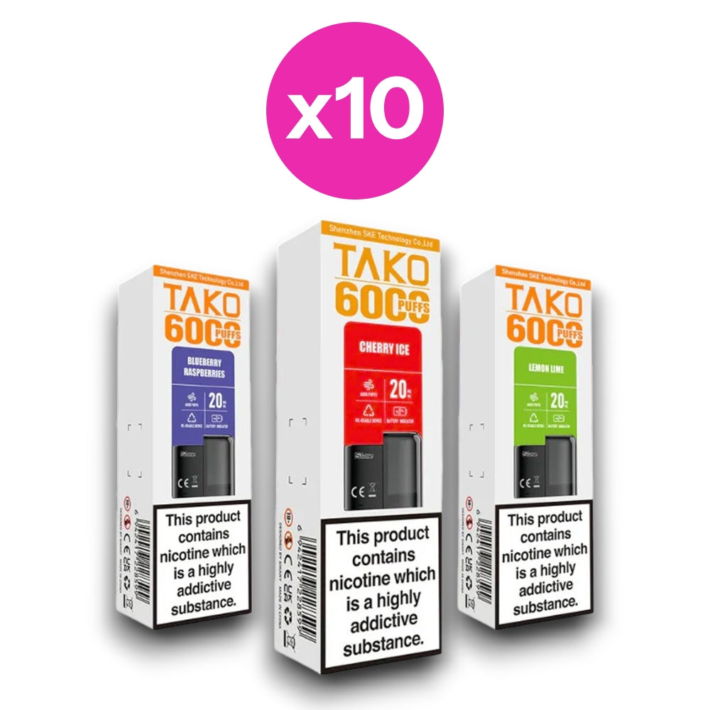 Sikary Tako SP6000 Pods - Pack of 10
