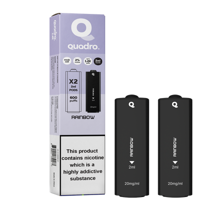 Quadro 2.4k 4 in 1 Replacement Pods - 2400 Puffs