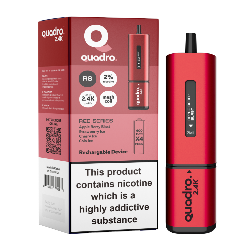 Quadro 2.4k 4 in 1 Device - 2400 Puffs