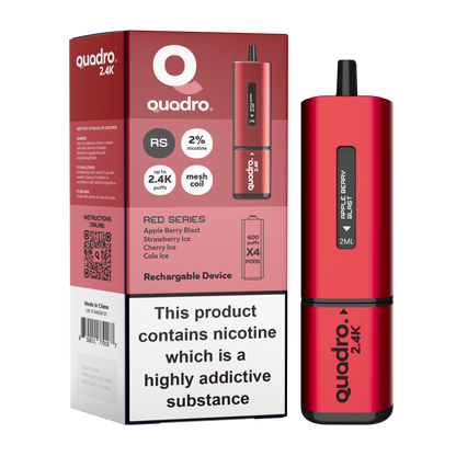 Quadro 2.4k 4 in 1 Device - 2400 Puffs