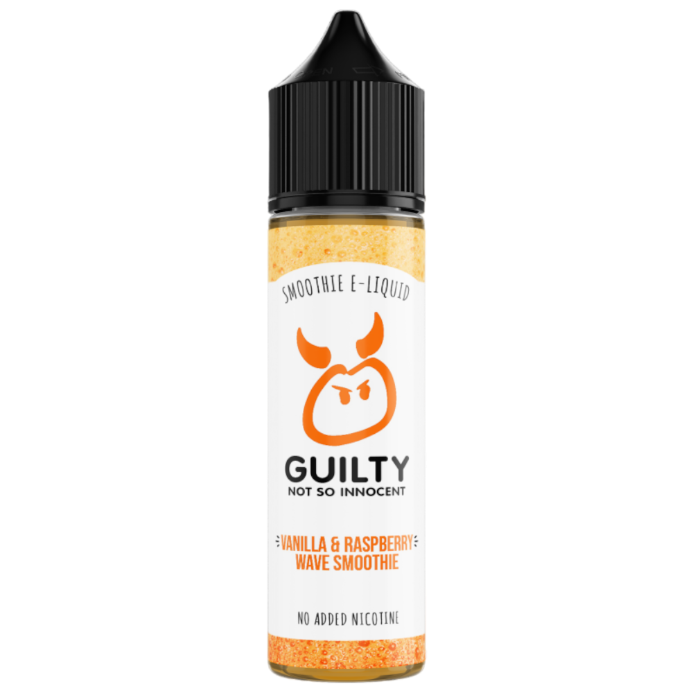 Vanilla & Raspberry Wave 100ml Shortfill by Guilty Smoothie