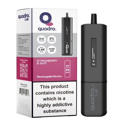 Quadro 2.4k 4 in 1 Device - 2400 Puffs