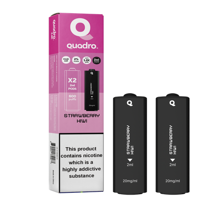 Quadro 2.4k 4 in 1 Replacement Pods - 2400 Puffs