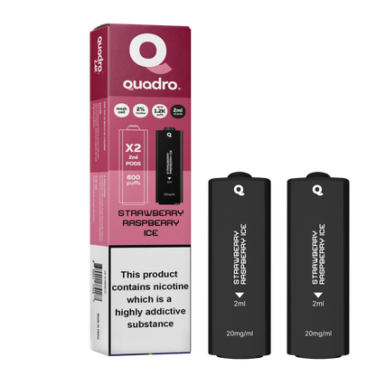 Quadro 2.4k 4 in 1 Replacement Pods - 2400 Puffs