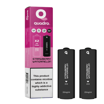 Quadro 2.4k 4 in 1 Replacement Pods - 2400 Puffs