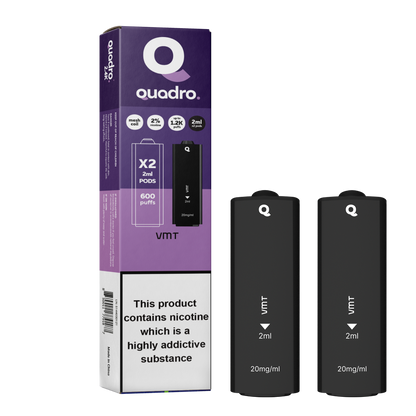 Quadro 2.4k 4 in 1 Replacement Pods - 2400 Puffs