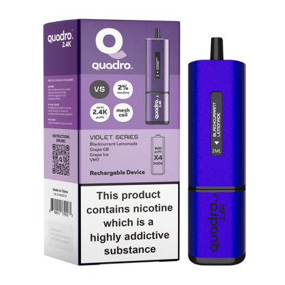Quadro 2.4k 4 in 1 Device - 2400 Puffs
