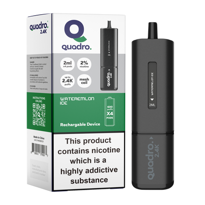 Quadro 2.4k 4 in 1 Device - 2400 Puffs